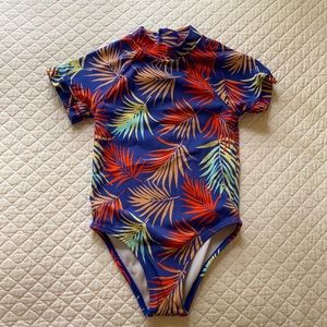Janie and Jack Tropical One piece swimmer.